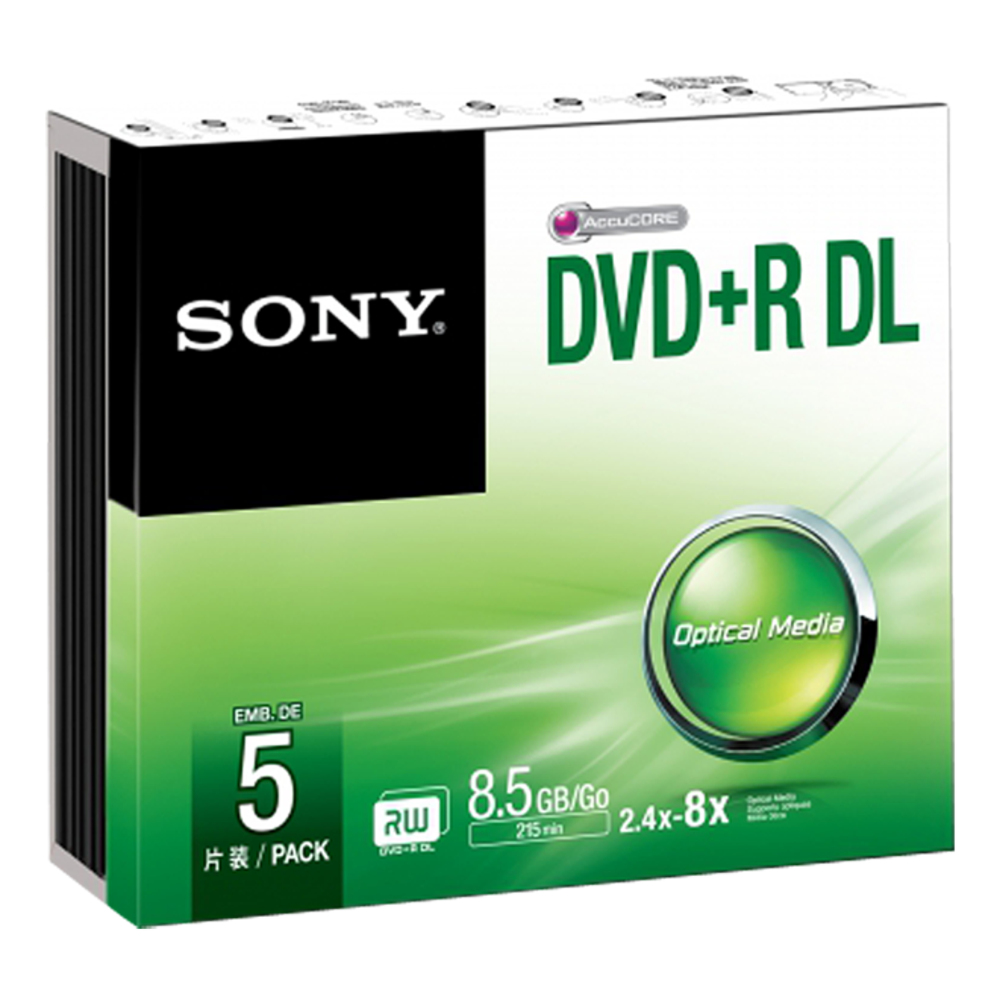 Dvd R Double Layer Sony Rme Retail Media 5dpr85ss 27242855809