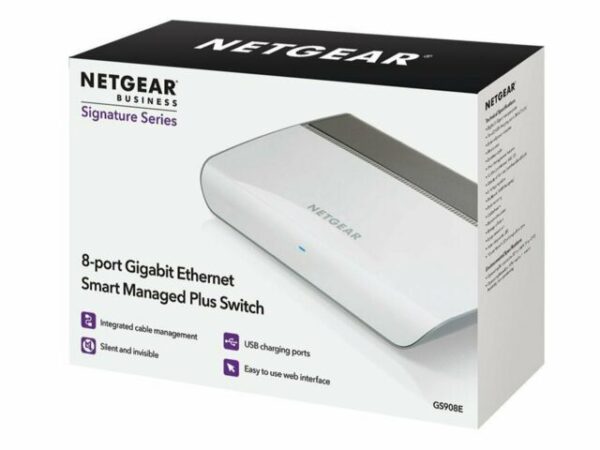 8pt Gige Webunmanaged Lifestyle Netgear Retail Gs908e 100pes 606449128260