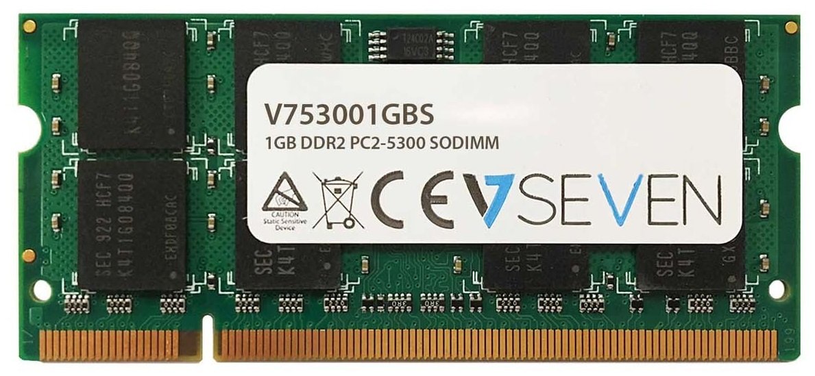 1gb Ddr2 667mhz Cl5 Non Ecc V7 Drams V753001gbs 5050914959722