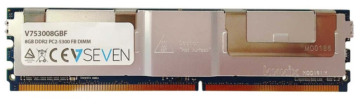 8gb Ddr2 667mhz Cl5 Ecc V7 Drams V753008gbf 5050914959906