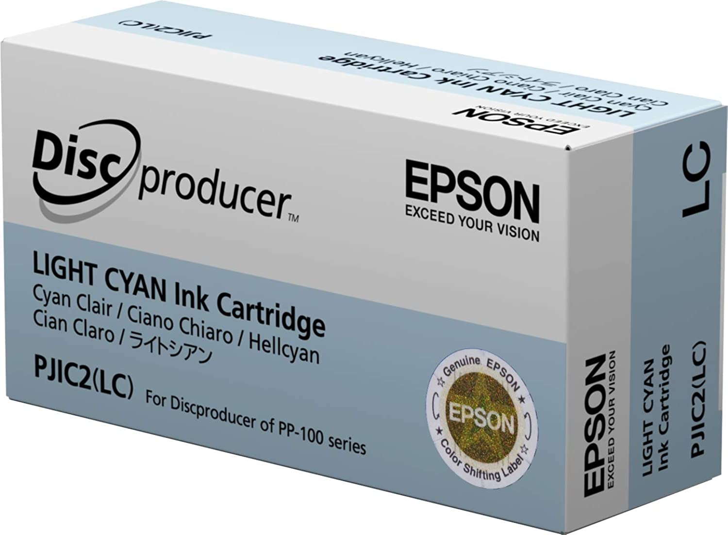 Cartridge Cyan Bright Pjic2 Epson Supplies Vertical U1 C13s020448 4548056917270