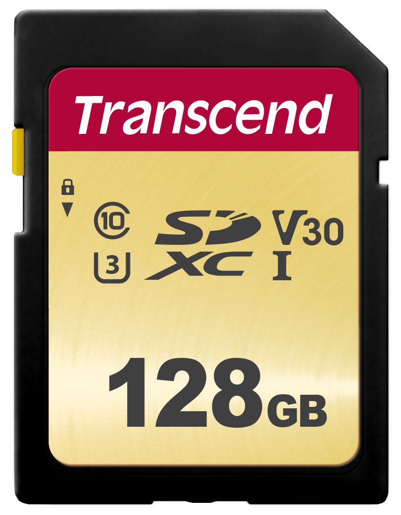 128gb 500s Sdxc I C10 U3 V30 Transcend Usb Flash Memory Ts128gsdc500s 760557841180