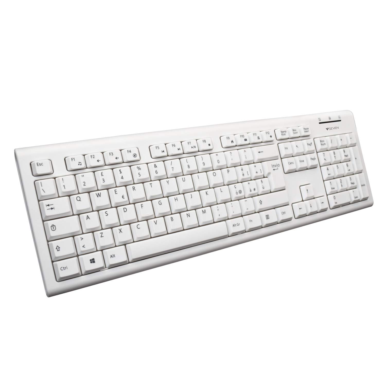 Tastiera Usb Layout Italiano V7 Input Devices Ku200it Wht 662919096750