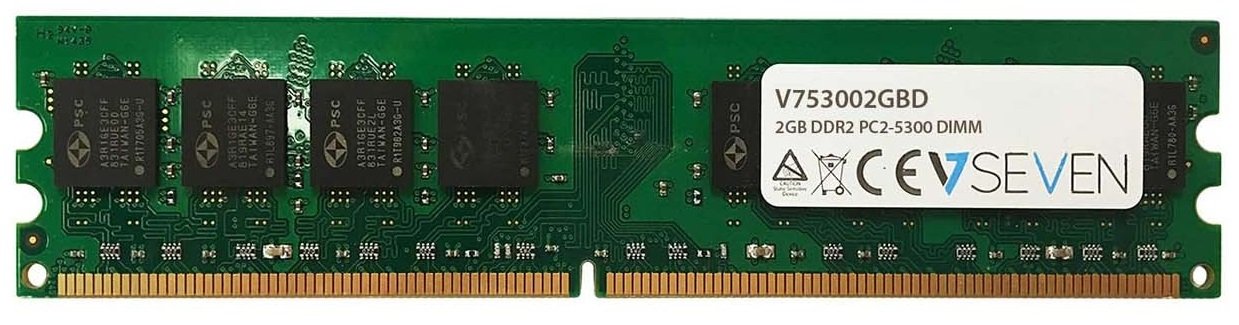 2gb Ddr2 667mhz Cl5 Non Ecc V7 Drams V753002gbd 5050914959739