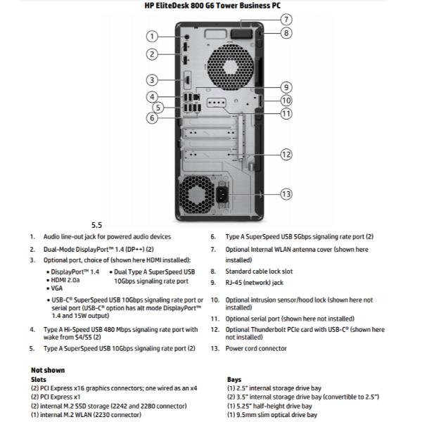 800 G6 Twr I5 16 512 W11pd Hp Inc 627w1et Abz 196548706877