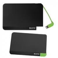 Powerbank Slim Hispeed C Cavo Micro Usb 6000mah Nero Leitz Complete