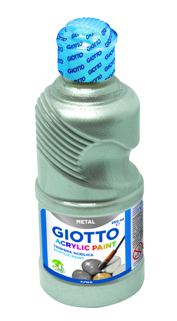 Tempera Pronta Acrilica Giotto 250ml Argento 53390000 8000825534201