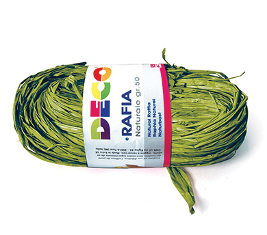 Rafia Naturale Gr 50 Verde Acido Cwr 8529 8004957085297