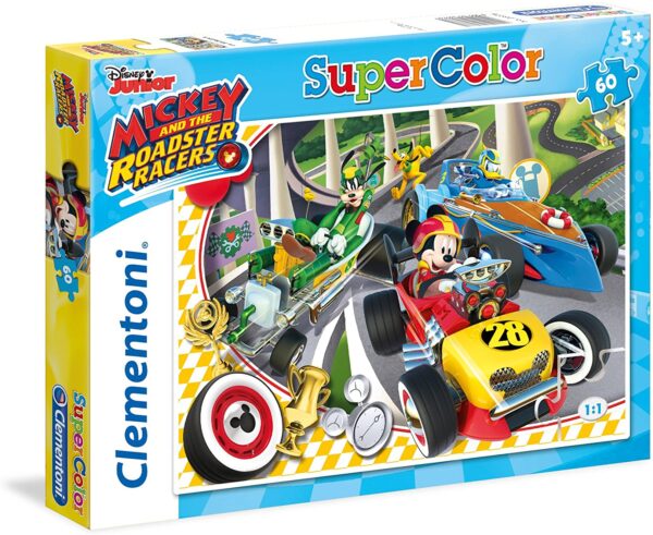 60pz Mickey Roadster Racers Clementoni 26976b 8005125269761