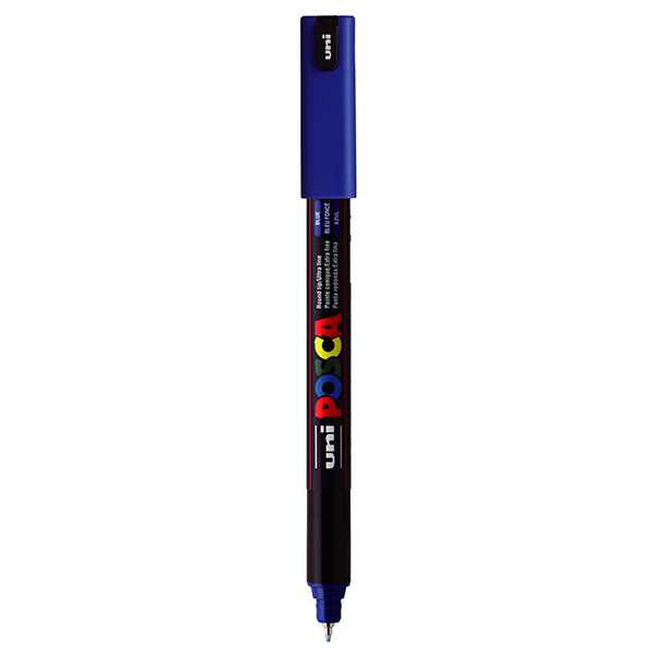 Marcatore Uni Posca Pen Pc1m P Extra Fine 0 7mm Blu Uni Mitsubishi M Pc1mr B 4902778089873