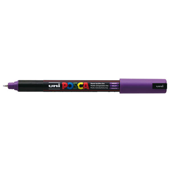 Marcatore Uni Posca Pen Pc1m P Extra Fine 0 7mm Viola Uni Mitsubishi M Pc1mr Vi 4902778089835