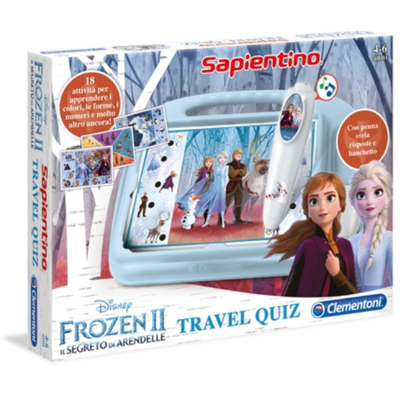 Sapientino Travel Quiz Frozen 2 Clementoni 16186 8005125161867