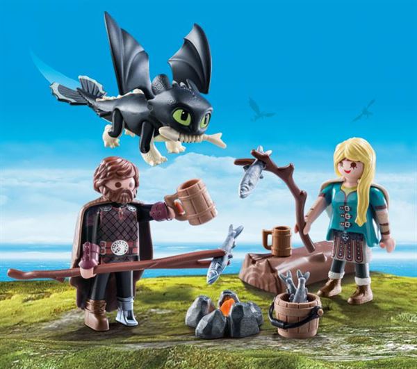 Set Hiccup e Astrid Playmobil 70040 4008789700407