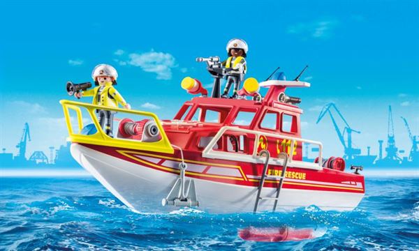 Barca Dei Vigili del Fuoco Playmobil 70147 4008789701473