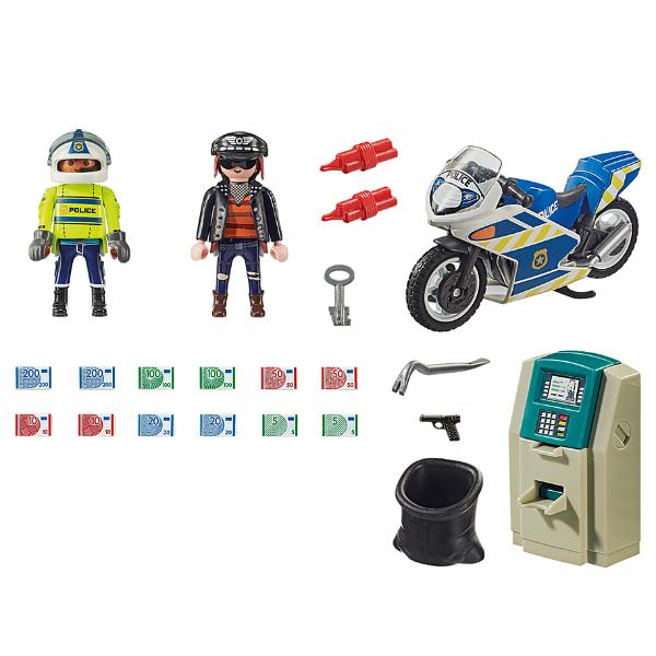 Poliziotto in Moto e Ladro Playmobil 70572a 4008789705723