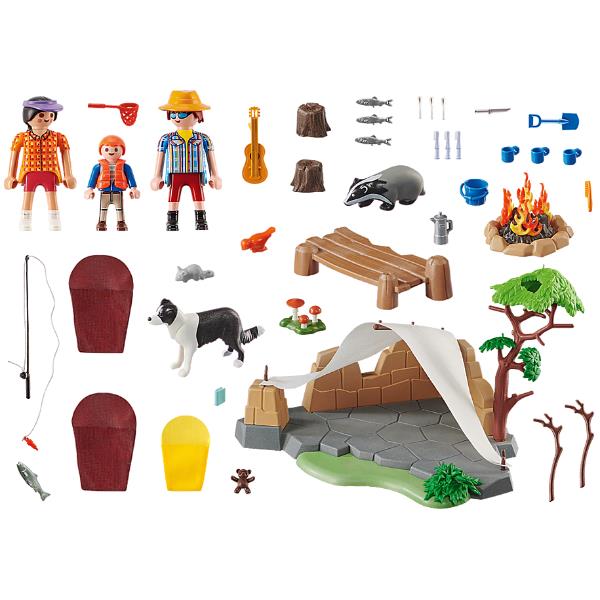 Famiglia in Campeggio Playmobil 70743 4008789707437