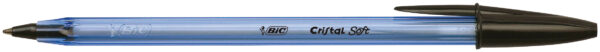 Penna a sfera bic cristal soft 1,2 mm nero 3086123355354