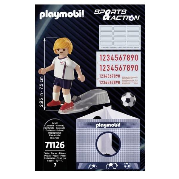 Giocatore Inghilterra Playmobil 71126 4008789711267