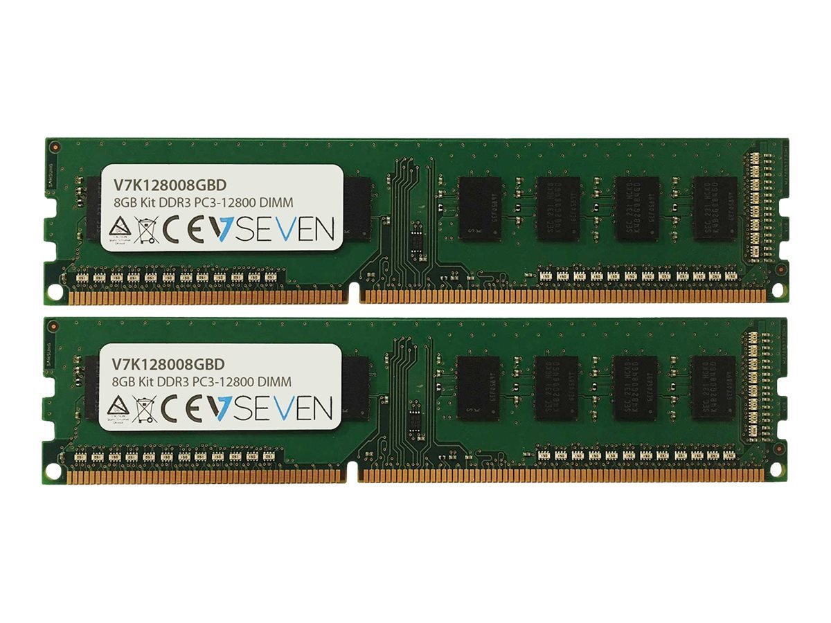 2x4gb Kit Ddr3 1600mhz Cl11 V7 Drams V7k128008gbd 5050914992156