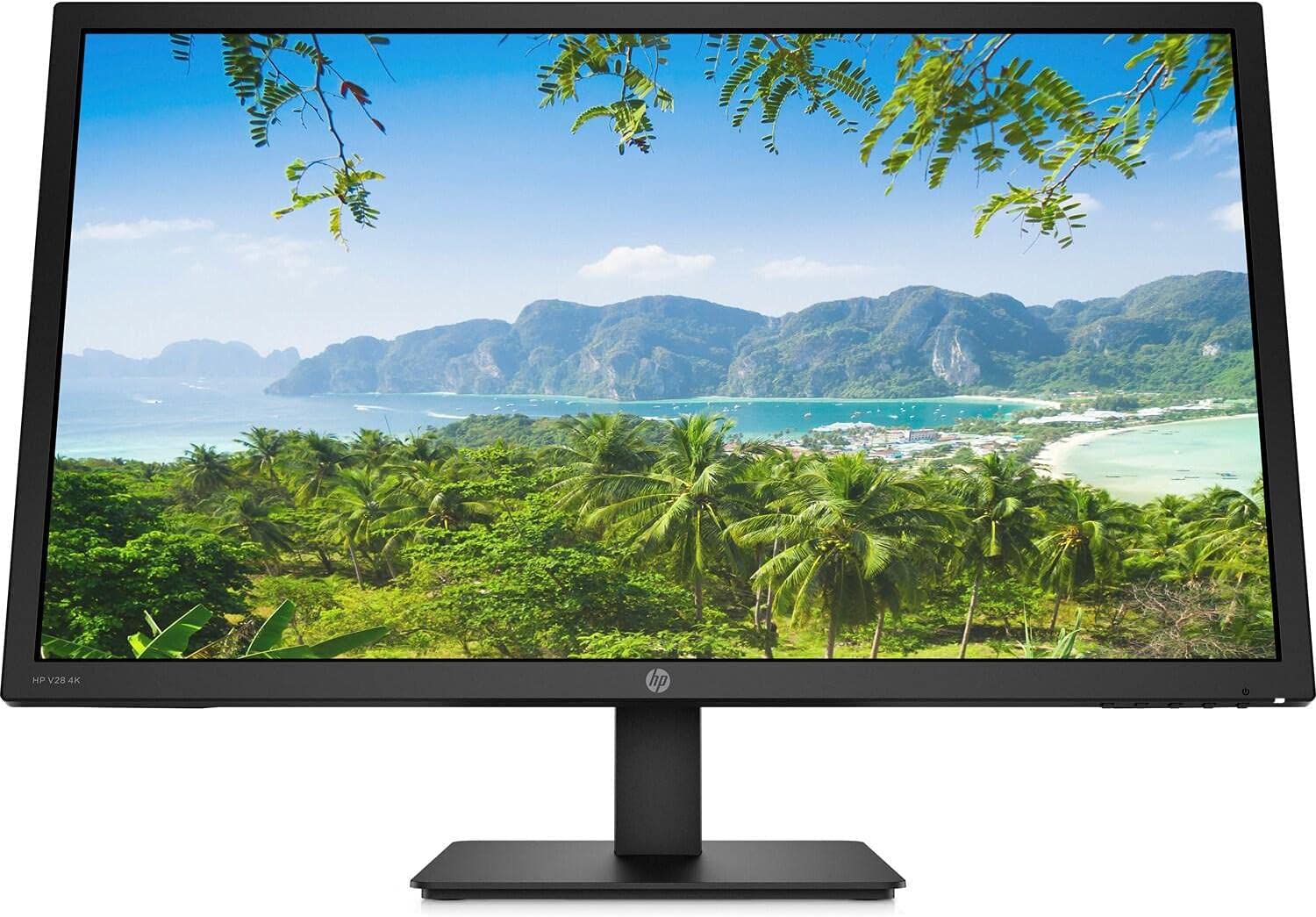 Hp V28 4k 27 9 Inch Monitor Hp Inc 8wh58aa Abb 194721058157