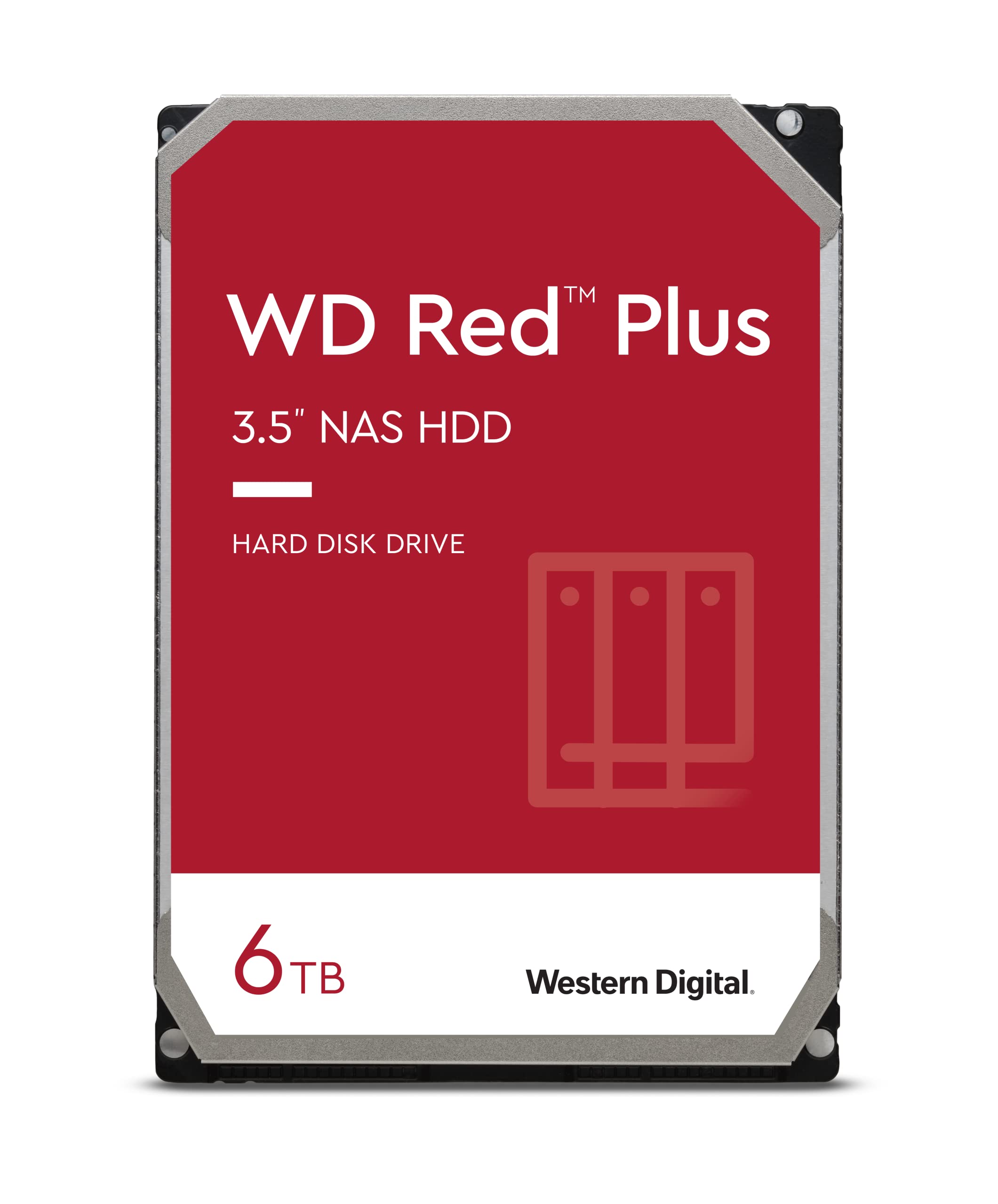 Wd Red Plus 3 5p 6tb 128mb Dk Western Digital Wd60efzx 718037821542