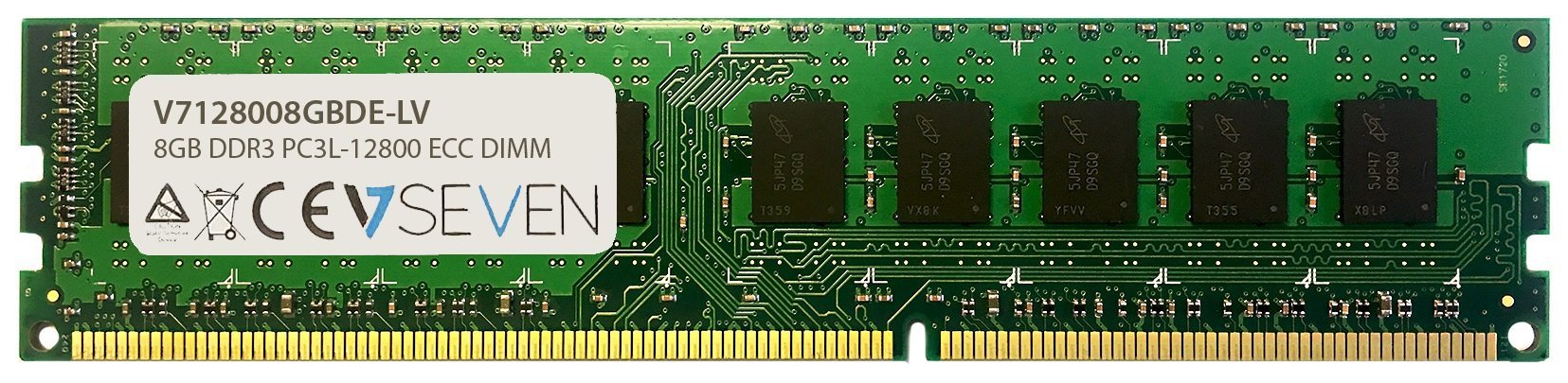 8gb Ddr3 1600mhz Cl11 Ecc V7 Drams V7128008gbde Lv 5050914992347