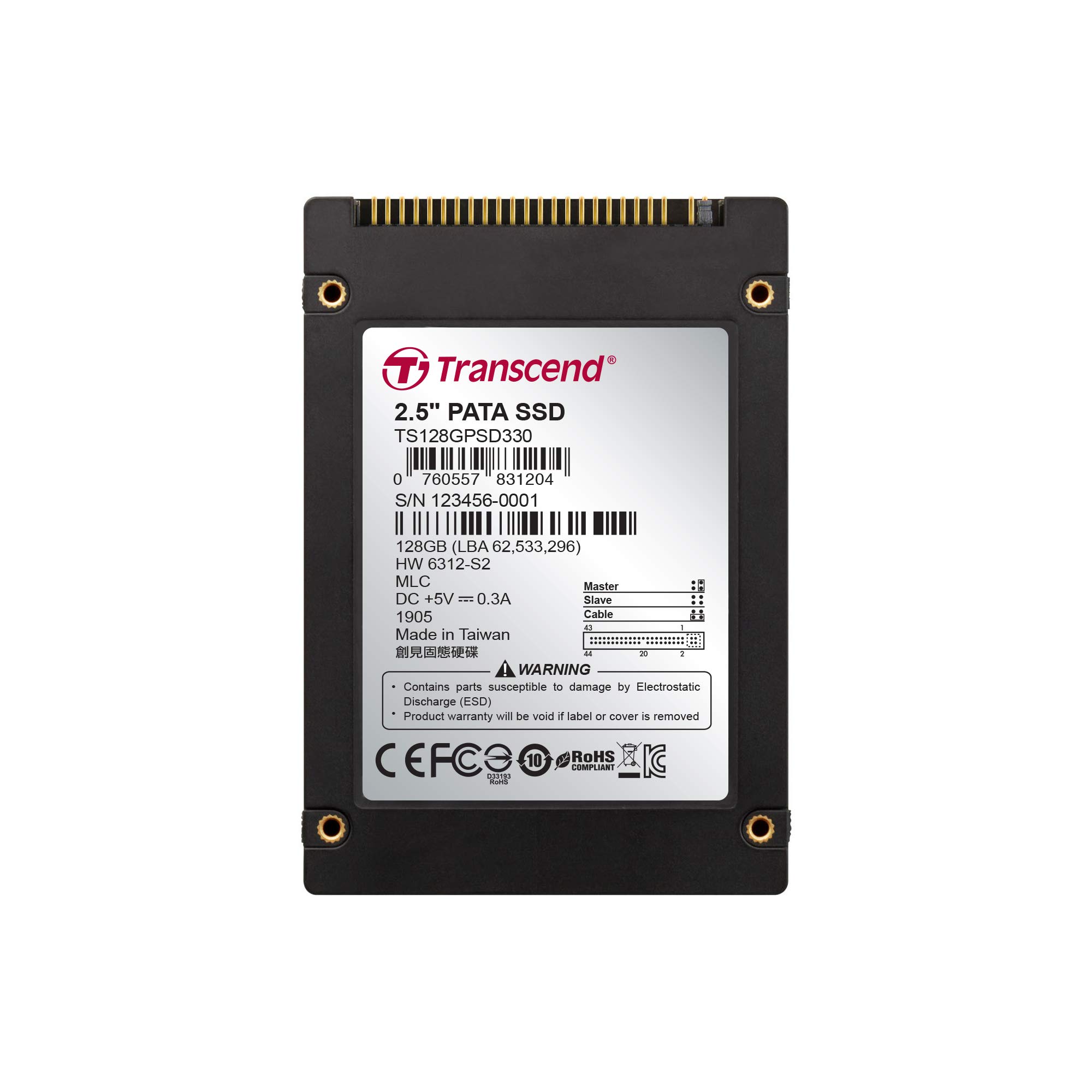 Psd 330 2 5in Pata Ssd Mlc Transcend Ssd Ts128gpsd330 760557824855