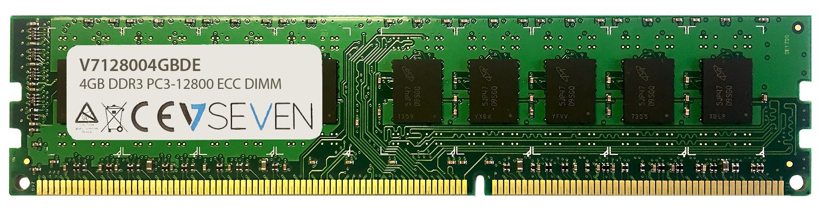 4gb Ddr3 1600mhz Cl11 Ecc V7 Drams V7128004gbde 5050914992361