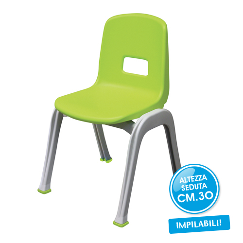 Sedia H Cm 30 Verde Chiaro Cwr 12058 8004957120585