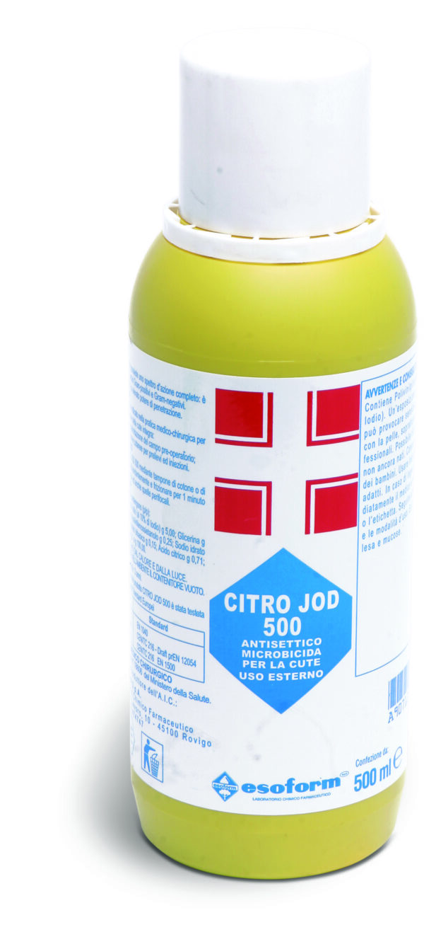 Disinfettante a Base di Iodopovidone 500ml Jod002 Vfr