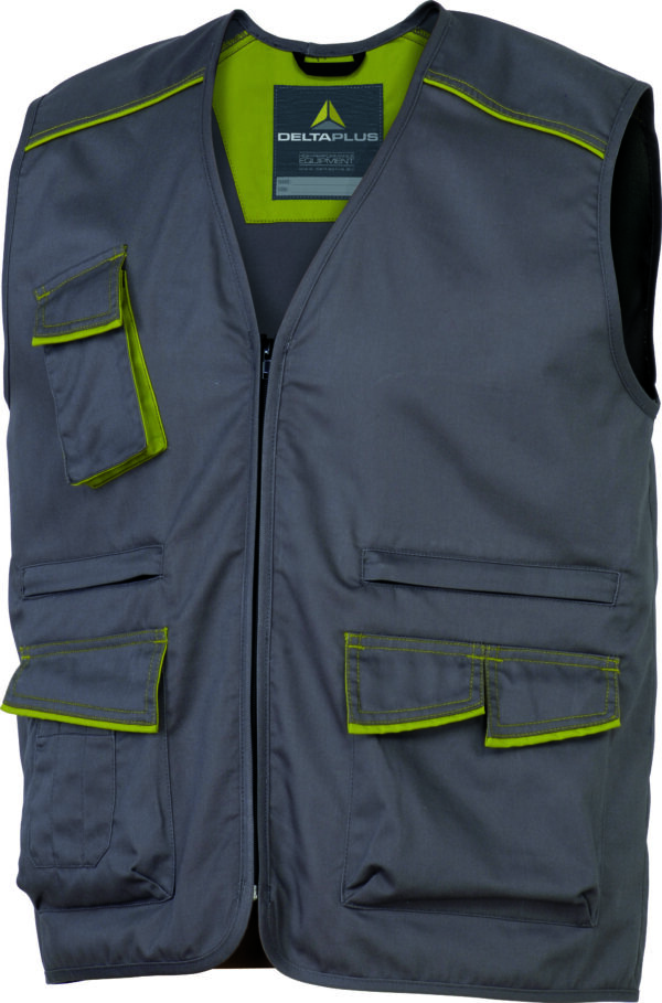 Gilet da Lavoro M6gil Grigio Verde Tg L Panostyle M6gilgr L 3295249151591