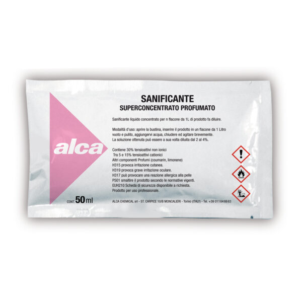 Bustina 50ml Sanificante Linea Monodose Alca Alc1043 8032937570778