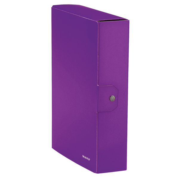 Portaprogetti Wow D 8 con Bottone Viola Metallizzato Leitz 39670062 4002432109784