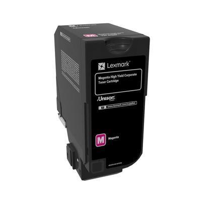 Carattere magenta alta resa 12k per stampanti cs725de cs725dte 0734646608763