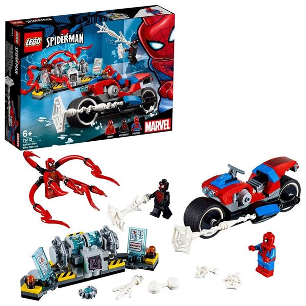 Salvataggio sulla Moto Spider Man Lego 76113a 5702016368666