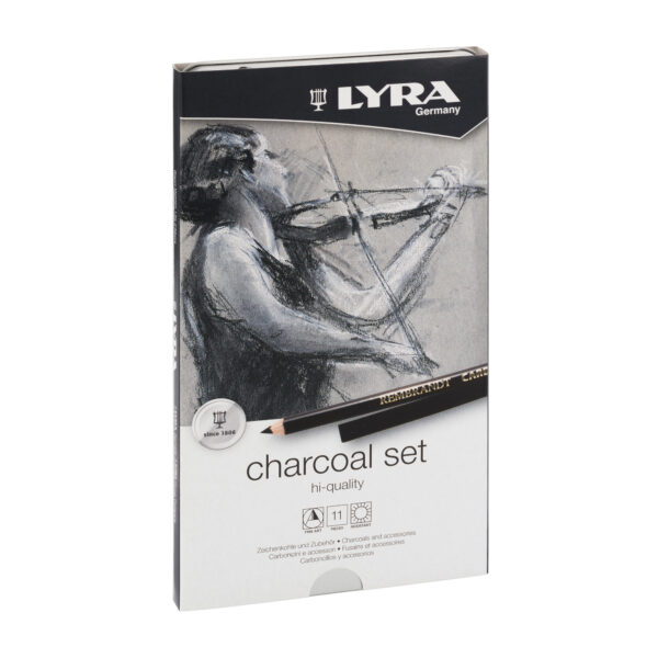 Astuccio Metallo Assortimento Rembrant Charcoal Set Lyra L2051112 4084900216569