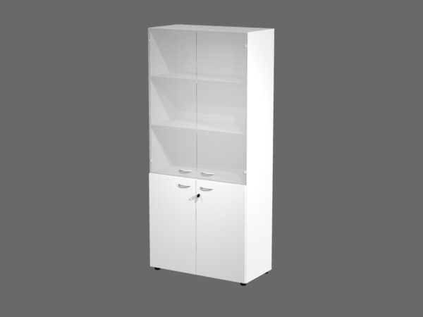 Armadio Modulare a 2 2 Ante 90×45 8cm H200cm Bianco Arst Ab Avm 3