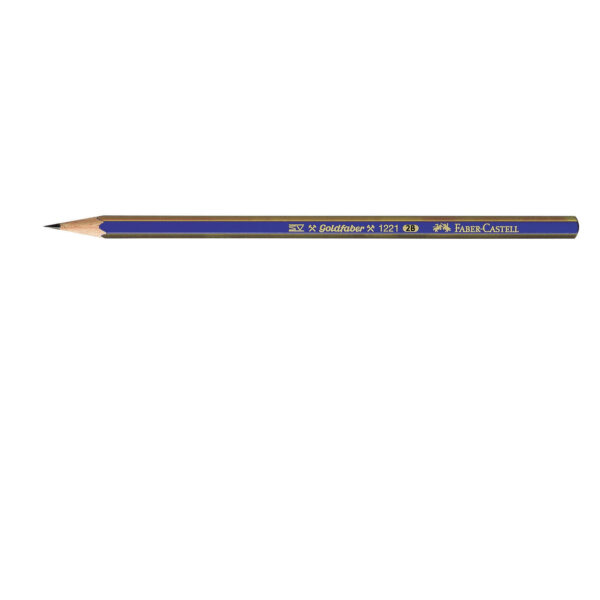 Matita Grafite Goldfaber 1221 Esagonale Faber Castell 2b 112502 77079 a