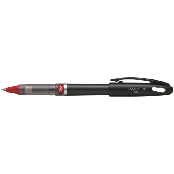 Roller con Cappuccio Energel Tradio Rosso 0 7mm Fusto Nero Pentel Bl117a B 884851011213