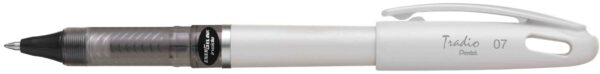 Roller con Cappuccio Energel Tradio Nero 0 7mm Fusto Bianco Pentel Bl117w a 884851011367