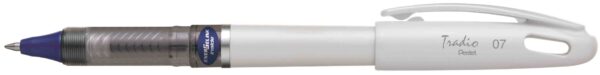 Roller con Cappuccio Energel Tradio Blu 0 7mm Fusto Bianco Pentel Bl117w C 884851011428