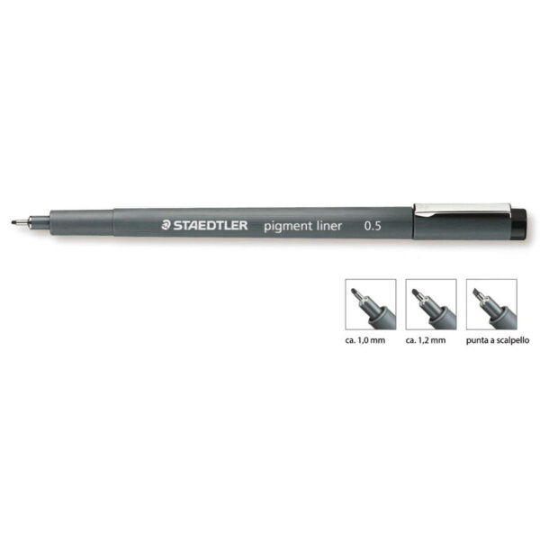 Pennarello Pigment Liner 308 Nero 1 0mm Staedtler 308 10 9 4007817012994