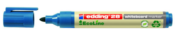 Marcatore Blu per Lavagne Bianche Edding 28 Ecoline Tratto 1 5 3 00mm e 28003 4004764918201