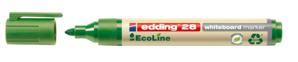 Marcatore Verde per Lavagne Bianche Edding 28 Ecoline Tratto 1 5 3 00mm e 28004 4004764918232