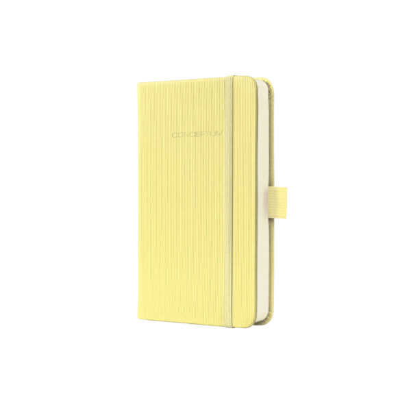 Taccuino 95x150x20mm a Quadr 194pagsmooth Yellow Hardcover Conceptum Sigel Co559