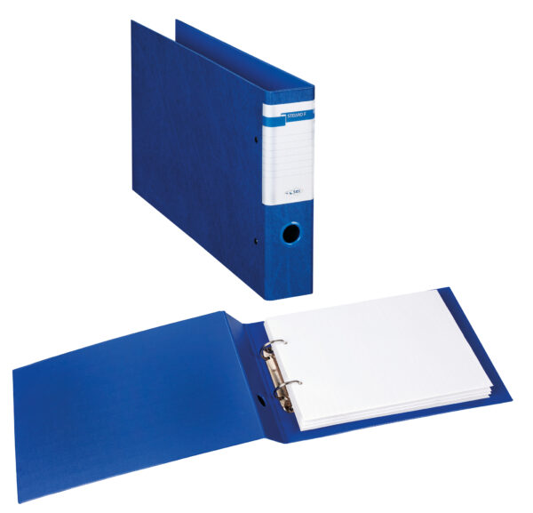 Raccoglitore Stelvio F A4 40 2d Blu 30x22cm Album Sei Rota 37404307 8004972024950