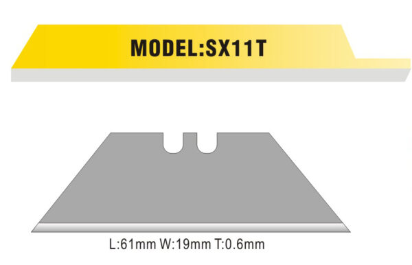 10 Lame Cutter Trapezoidali per Sx 792 4326 8028422543266