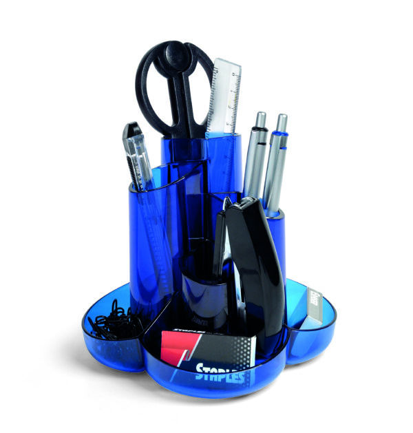 Desk Set C Accessori Blu Traslucido 60571 Lebez 60571 8002787605715