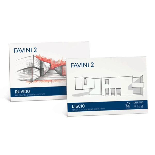 Album Favini 2 33x48cm 110gr 10fg Ruvido A172313 8007057371000