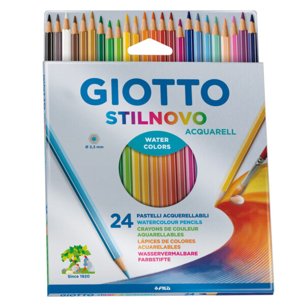 Astuccio 24 Pastelli Stilnovo Acquarell Giotto 255800 8000825255809